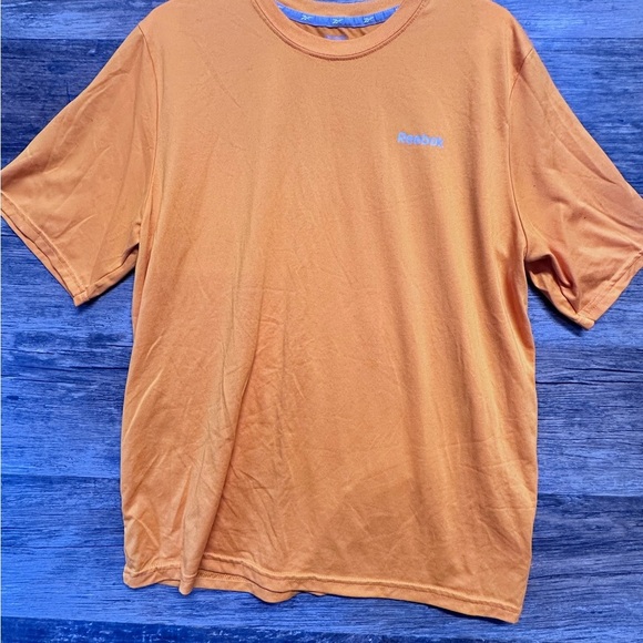 Reebok Other - Reebok Orange Short Sleeve Tee Relaxed Fit Play Dry